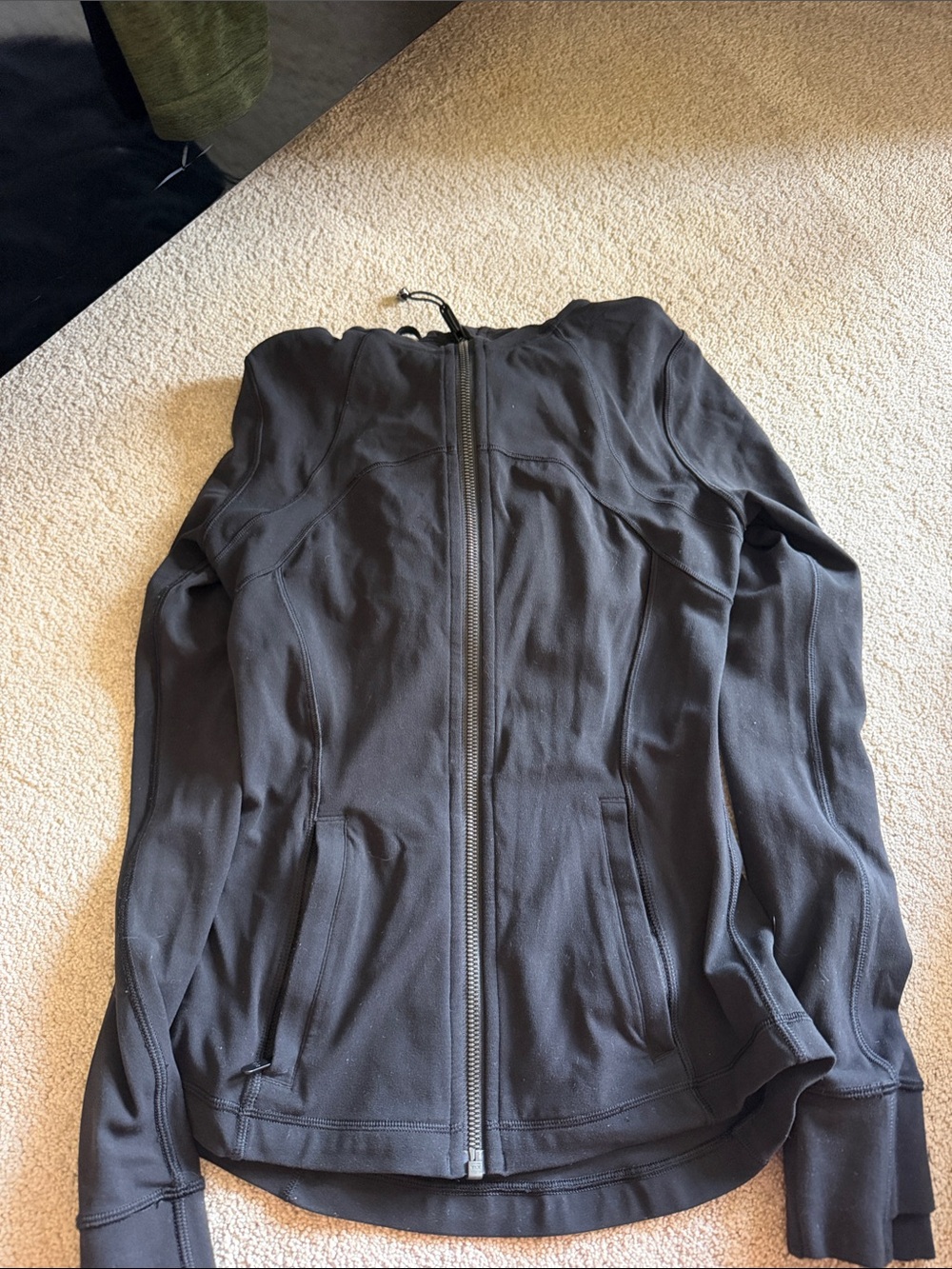 lululemon athletica Black Fitted Bomber Jacket